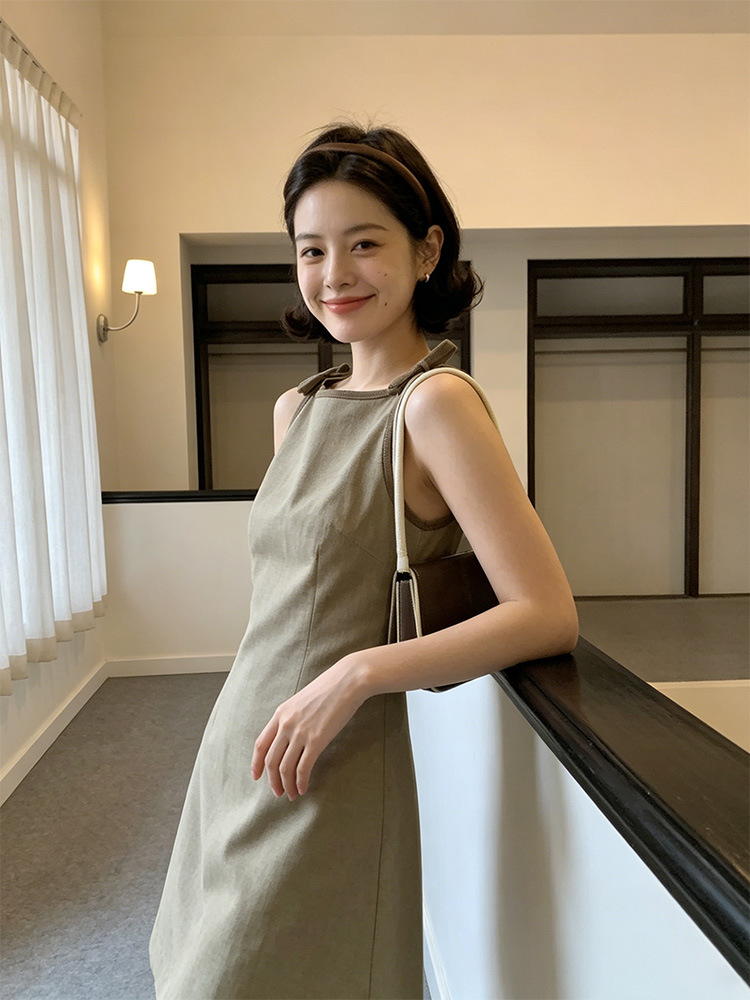 Đầm xanh basil size L